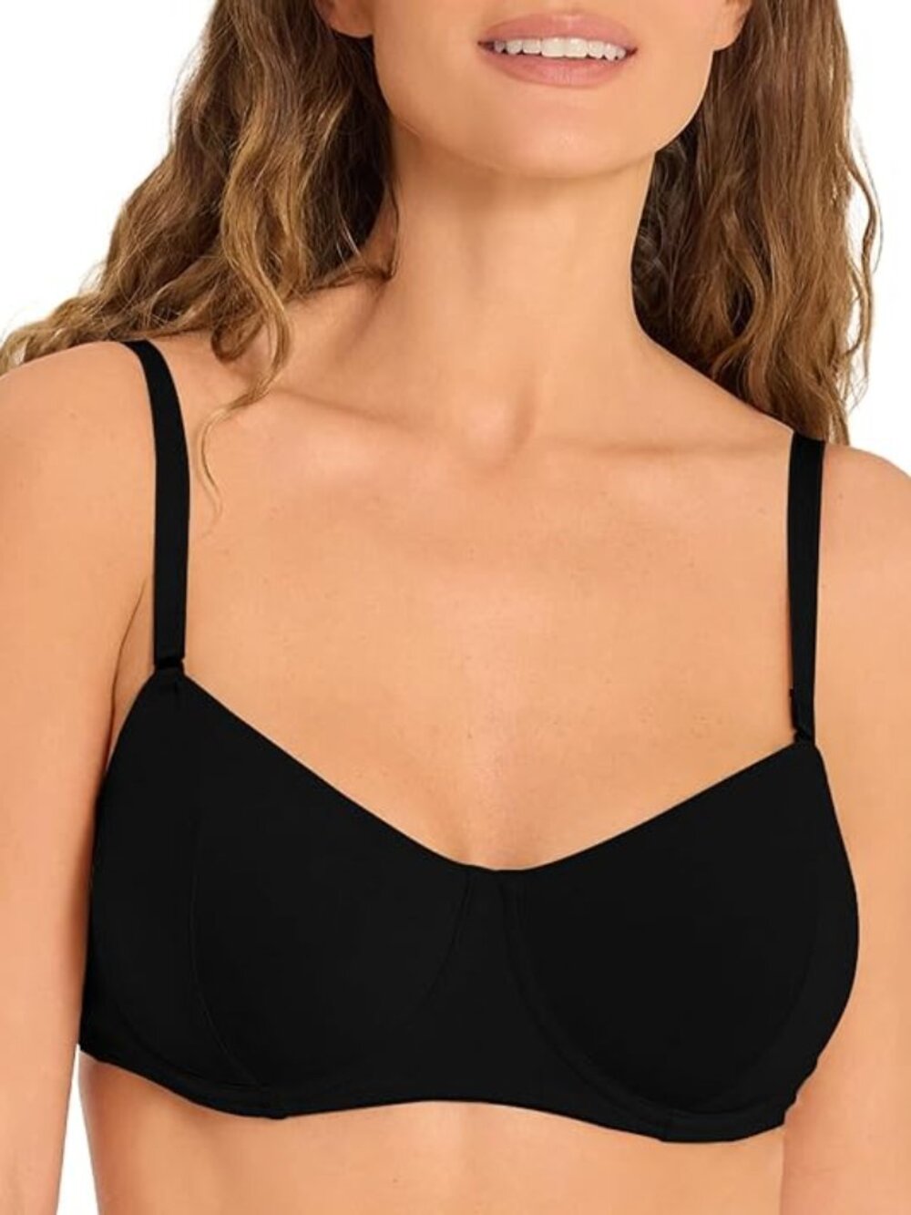 Unlined Seamless Balconette Bra - NWT - 36D